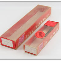 Bill Norman Shiner Minnow Pair In Boxes