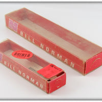 Bill Norman Shiner Minnow Pair In Boxes