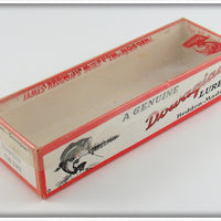 Heddon White & Black Shore Minnow Torpedo Empty Box