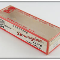 Heddon White & Black Shore Minnow Torpedo Empty Box