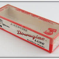 Heddon White & Black Shore Minnow Torpedo Empty Box