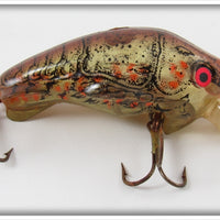Vintage Worden's Transparent Crawdad Timber Tiger Lure 