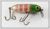 Vintage Rinehart Green Head Red Stripes Jinx Lure