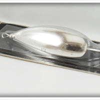 Johnson Silver Minnow Weedless Wonder Lure On Card