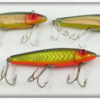 L & S Bait Co 52M19 & 50M750 MirrOlure Lot Of Three