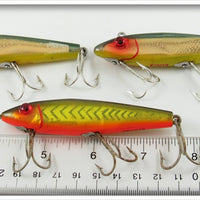 L & S Bait Co 52M19 & 50M750 MirrOlure Lot Of Three