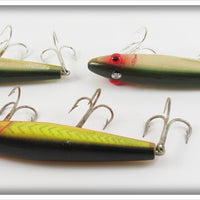L & S Bait Co 52M19 & 50M750 MirrOlure Lot Of Three