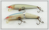 Rapala Blue & Black Floating Minnow Pair