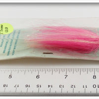 Wahoo Fishing Products Pink Super Striper Bucktail Jig On Card
