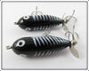 Heddon Black Shore Tiny Torpedo Pair