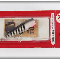 Smithwick Lures Inc White Black Stripes Carrot Top On Card