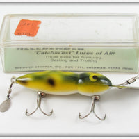 Vintage Whopper Stopper Frog Spot Hellbender Lure In Box 
