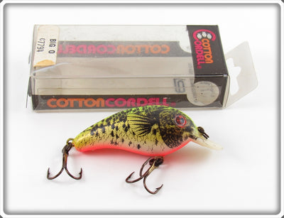 Cotton Cordell Natural Finish Big O Lure In Box 