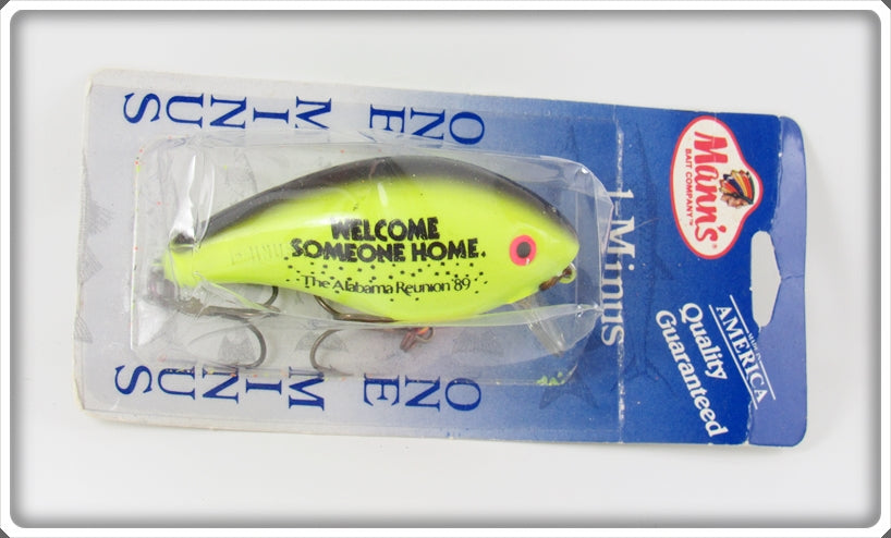 Mann's One Minus Advertising The Alabama Reunion '89 On Card 