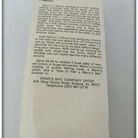 Mann's One Minus Advertising The Alabama Reunion '89 On Card