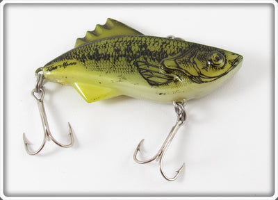 Vintage Mann's Baby Bass Hackleback Fin Mann Lure