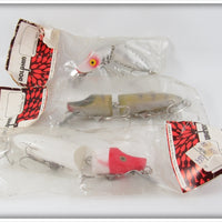 Vintage Japan F. J. Neal Co Dolphin Lot Of Three Lures