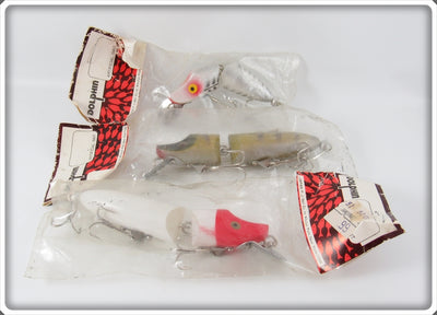 Vintage Japan F. J. Neal Co Dolphin Lot Of Three Lures