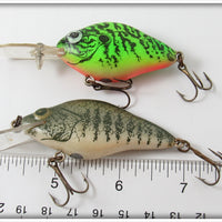 Lazy Ike Green Crappie & Bass Natural Ike Pair