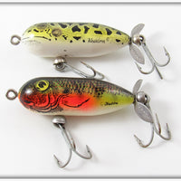 Heddon Natural Frog & Perch Tiny Torpedo Pair