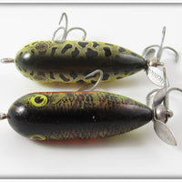 Heddon Natural Frog & Perch Tiny Torpedo Pair
