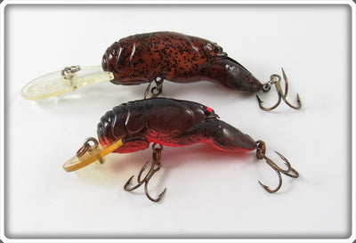 Rebel Pumpkinseed & Brown Crawdad Lure Pair 