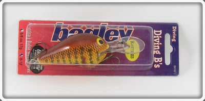 Bagley Dark Crayfish On Chartreuse DB2 Lure On Card 