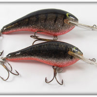 Strike King Gold Scale Glitter Diving Crankbait Lure Pair