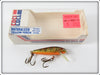 Vintage Rebel Naturalized Yellow Perch Floater Minnow In Box 