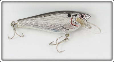 Vintage Bagley Black On Silver Foil Small Fry Shad Lure