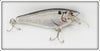 Vintage Bagley Black On Silver Foil Small Fry Shad Lure