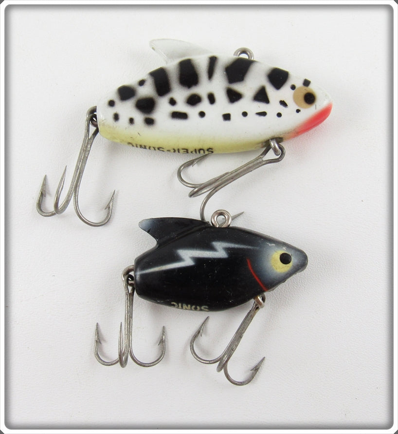 Heddon Coachdog Super Sonic & Black Sonic Pair
