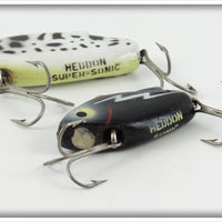 Heddon Coachdog Super Sonic & Black Sonic Pair