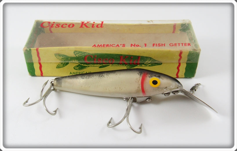 Vintage Cisco Kid Black & Silver Model 200 Lure In Box