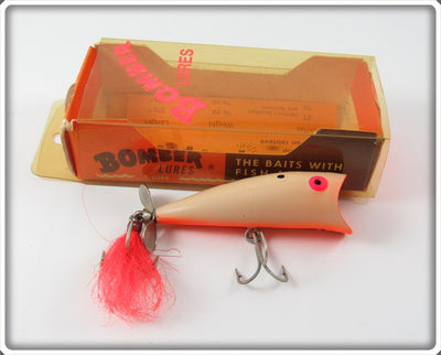 Vintage Bomber Bone Popper Lure In Box