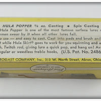 Arbogast Luminous Hula Popper In Box