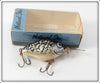 Vintage Lazy Ike Crappie Natural Ike Lure In Box 