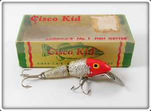 Vintage Cisco Kid Red Head Flitter Model 1000 Lure In Box