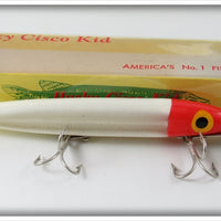 Vintage Cisco Kid Red & Silver Husky Model 600 Lure In Box 