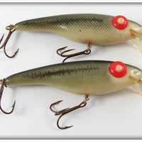 Vintage Rabble Rouser Bass Angle Eye Lure Pair 
