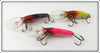 Storm Purple, Yellow & Pink Lightnin Shad Lot Of Three