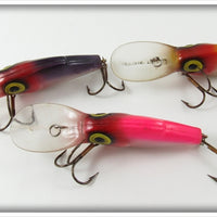 Storm Purple, Yellow & Pink Lightnin Shad Lot Of Three
