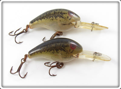 Vintage Rebel Naturalized Bass Deep Wee R Lure Pair