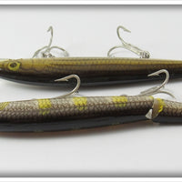 Rebel Naturalized Perch & Striped Bass Minnow Pair