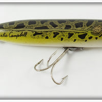 Vintage Heddon Charlie Campbell Natural Frog Zara Spook Lure
