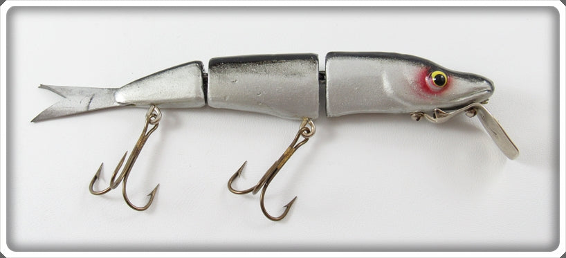 Vintage Butch Lindle Silver & Black Pike-Lett Lure