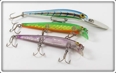 Storm Blue Chrome, Green & Purple Thunderstick Lot Of Three 