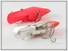 Luhr Jensen Chrome & Flo Red Hot Shot Pair