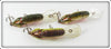 Rebel Brown & Yellow Crawdad Lot Of Three