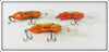 Rebel Brown & Yellow Crawdad Lot Of Three